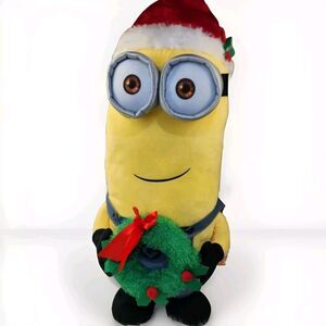 Despicable Me Minion Kevin Christmas Greeter 24" Tall Santa